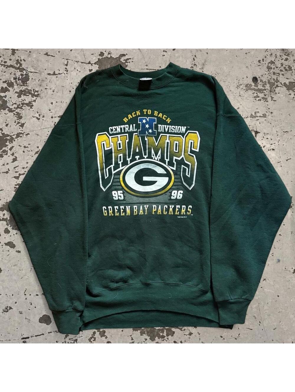Mens Vintage 1990s Green Bay Packers NFL Pro Player crewneck sweatshirt Size XXL